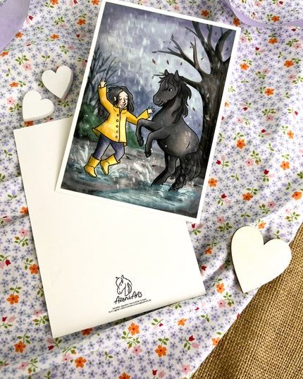 Postkarte "Regentanz"