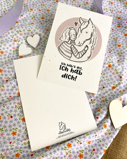 Postkarte "Ich habs gut!"