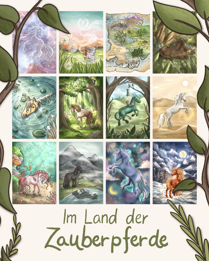 Wandkalender 2027: "Im Land der Zauberpferde"