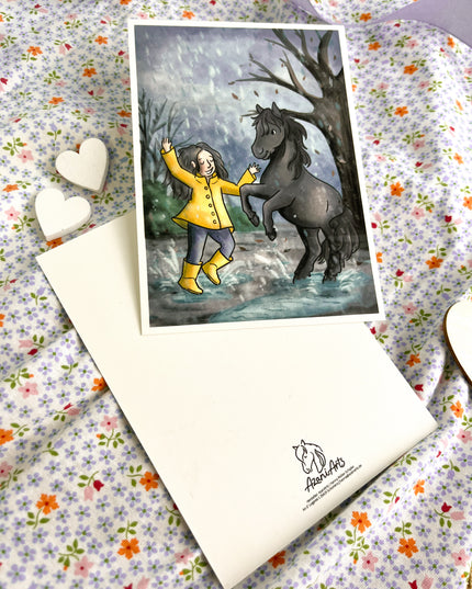 Postkarte "Regentanz"