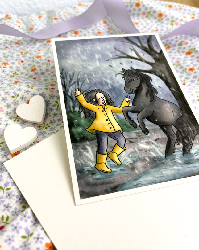 Postkarte "Regentanz"