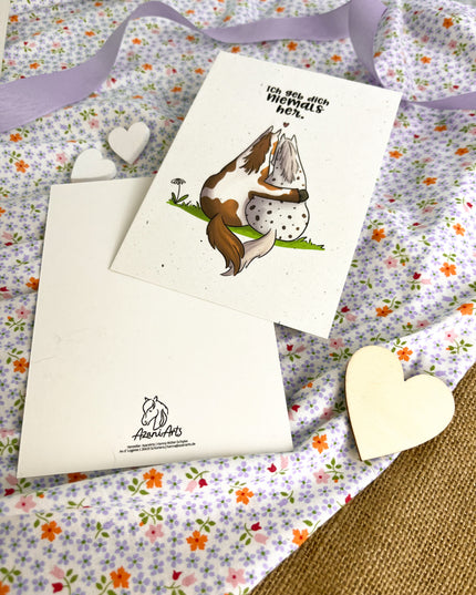 Postkarte "Ich geb dich niemals her"