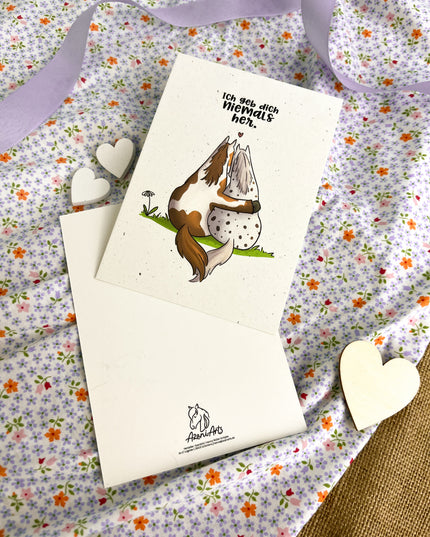 Postkarte "Ich geb dich niemals her"