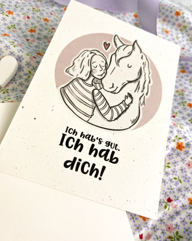 Postkarte "Ich habs gut!"