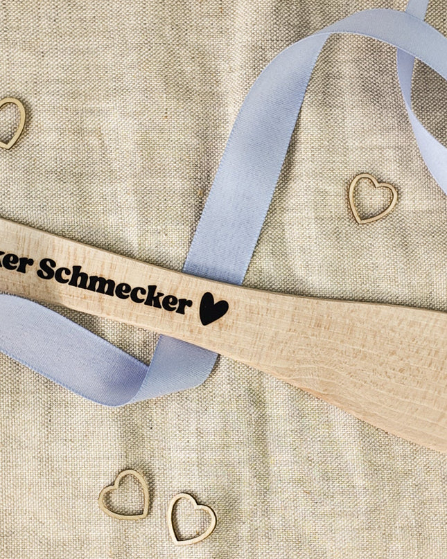 Mashlöffel mit Pferdemotiv "Lecker Schmecker"