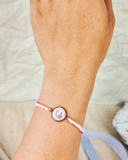 Armband mit Pferdemotiv "Schleifen" – handgefertigt
