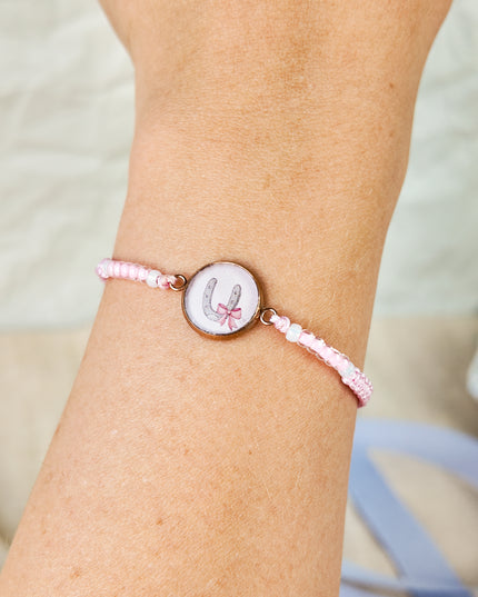 Armband mit Pferdemotiv "Schleifen" – handgefertigt