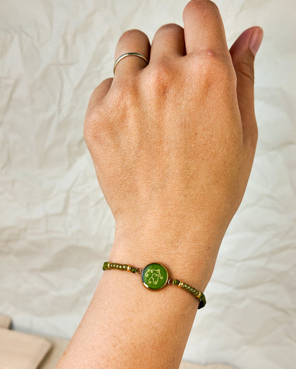 Armband mit Pferdemotiv "Organic Horse" – handgefertigt