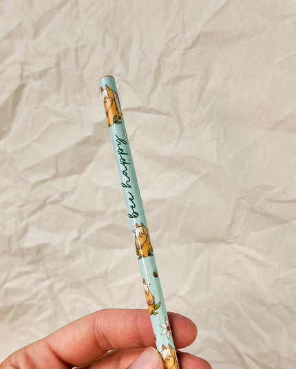 Bleistift mit Pferdemotiv "Bee Happy"
