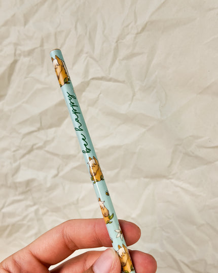 Bleistift mit Pferdemotiv "Bee Happy"