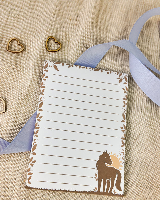 Notizblock mit Pferdemotiv – A6 "Nature Horse"