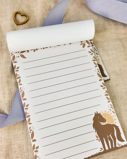 Notizblock mit Pferdemotiv – A6 "Nature Horse"