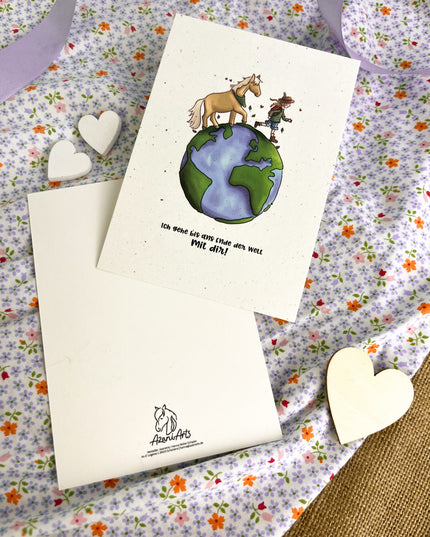 Postkarte "Ans Ende der Welt"