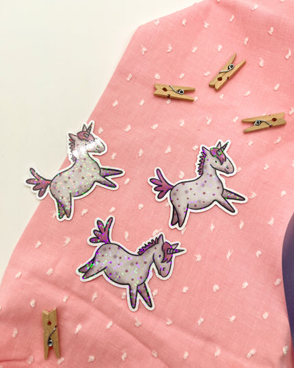Glitzersticker "Einhorn"