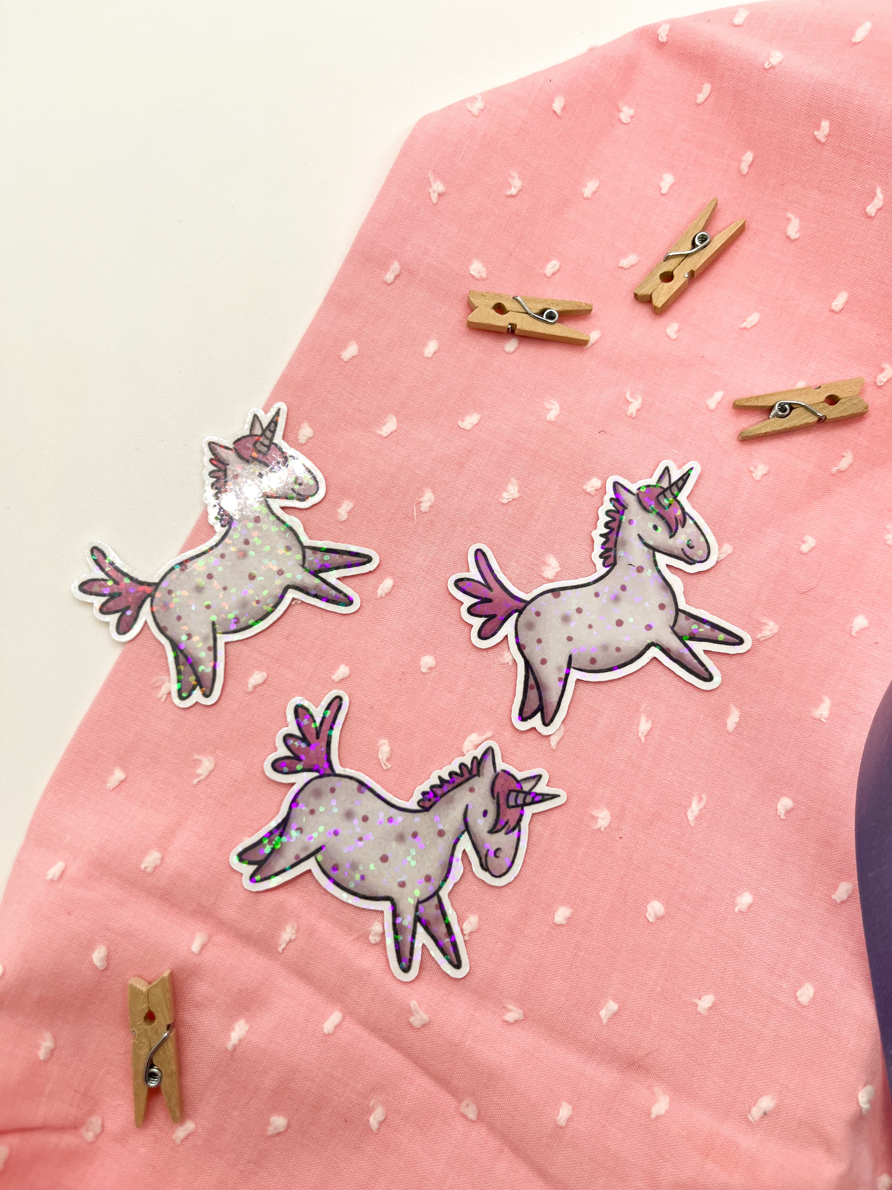 Glitzersticker "Einhorn"