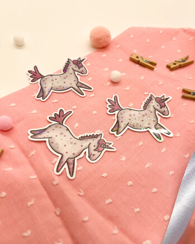 Glitzersticker "Einhorn"