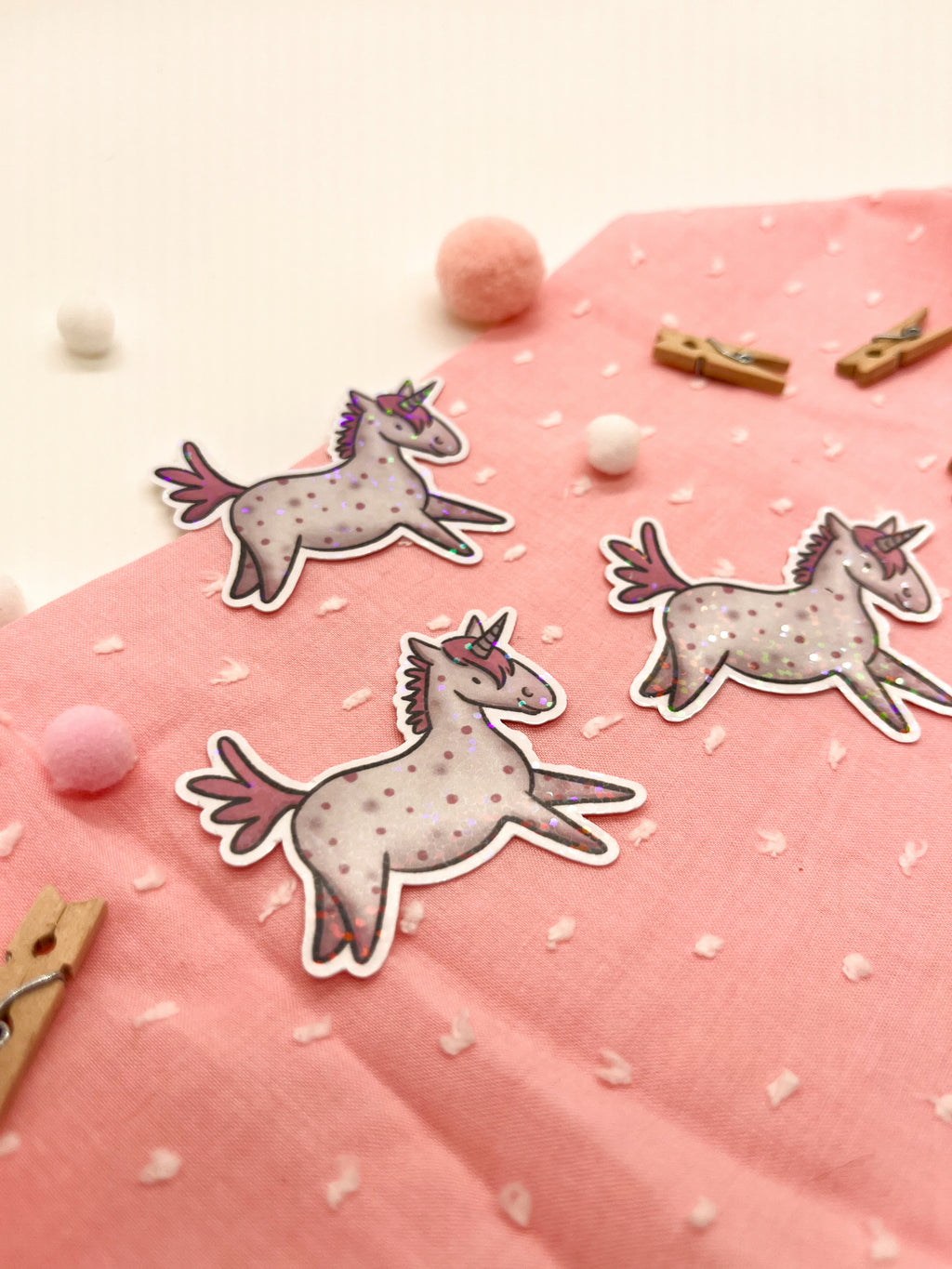 Glitzersticker "Einhorn"