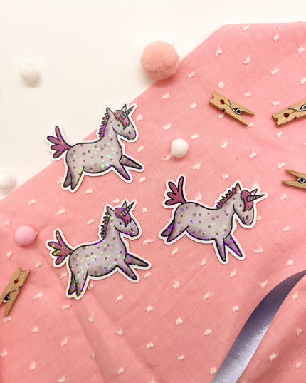 Glitzersticker "Einhorn"