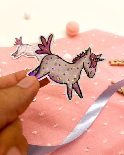 Glitzersticker "Einhorn"