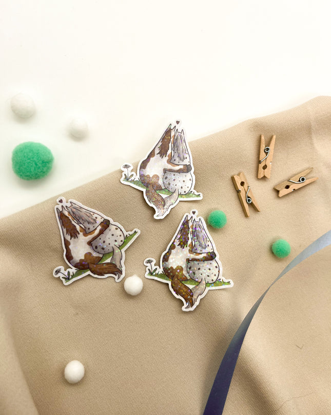 Glitzersticker "Pferdefreunde"