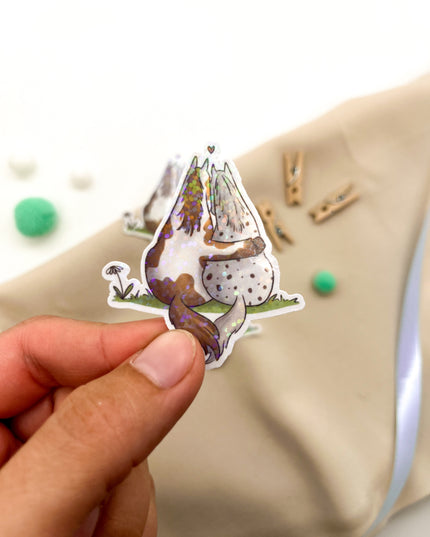 Glitzersticker "Pferdefreunde"