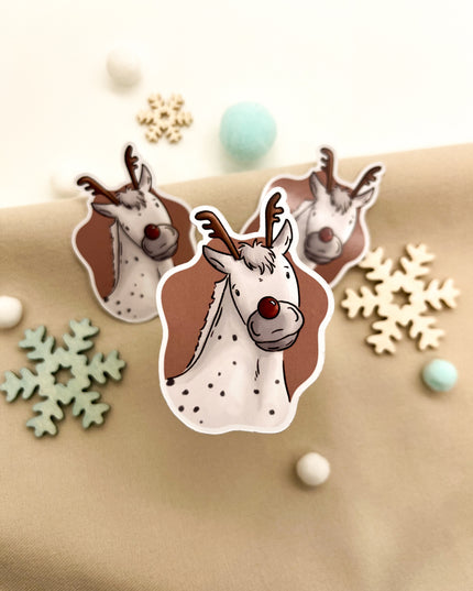 Papiersticker Weihnachten Tigerschecke