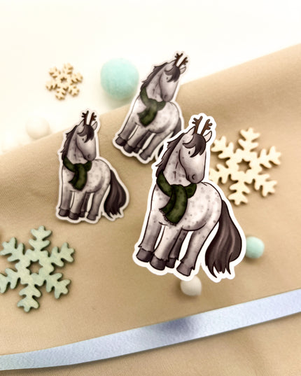 Papiersticker Weihnachten Apfelschimmel