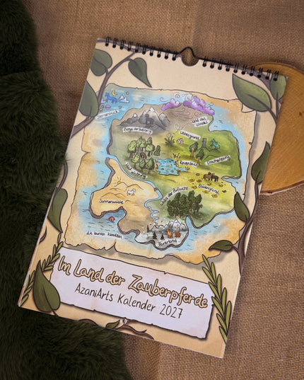 Wandkalender 2027: "Im Land der Zauberpferde"