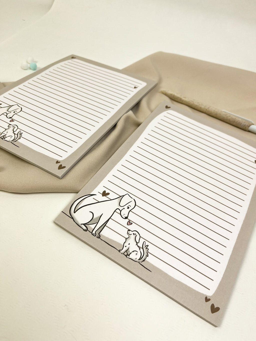 Notizblock Hund A5 – süßer Hunde Schreibblock 25 Blatt