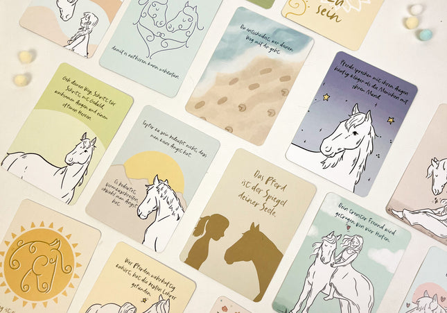 Affirmationskarten Pferd