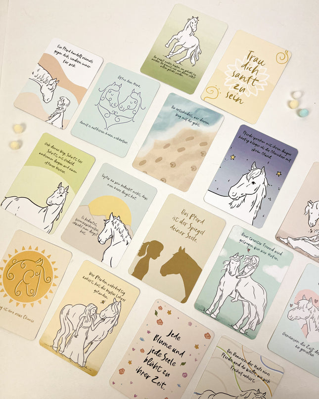 Affirmationskarten Pferd