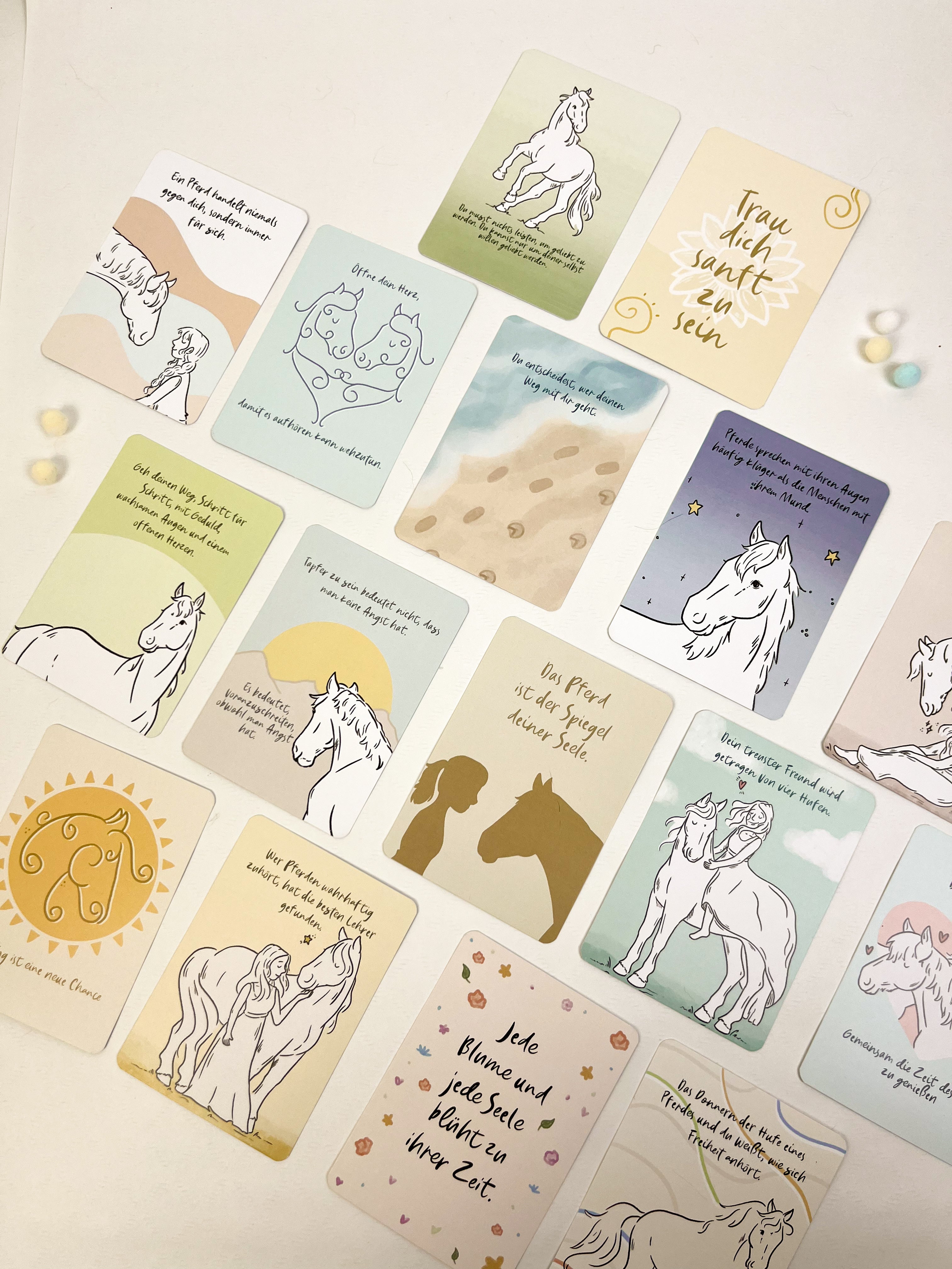 Affirmationskarten Pferd