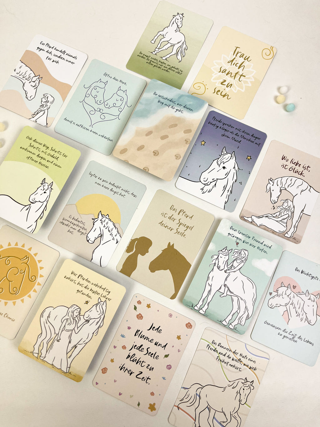 Affirmationskarten Pferd