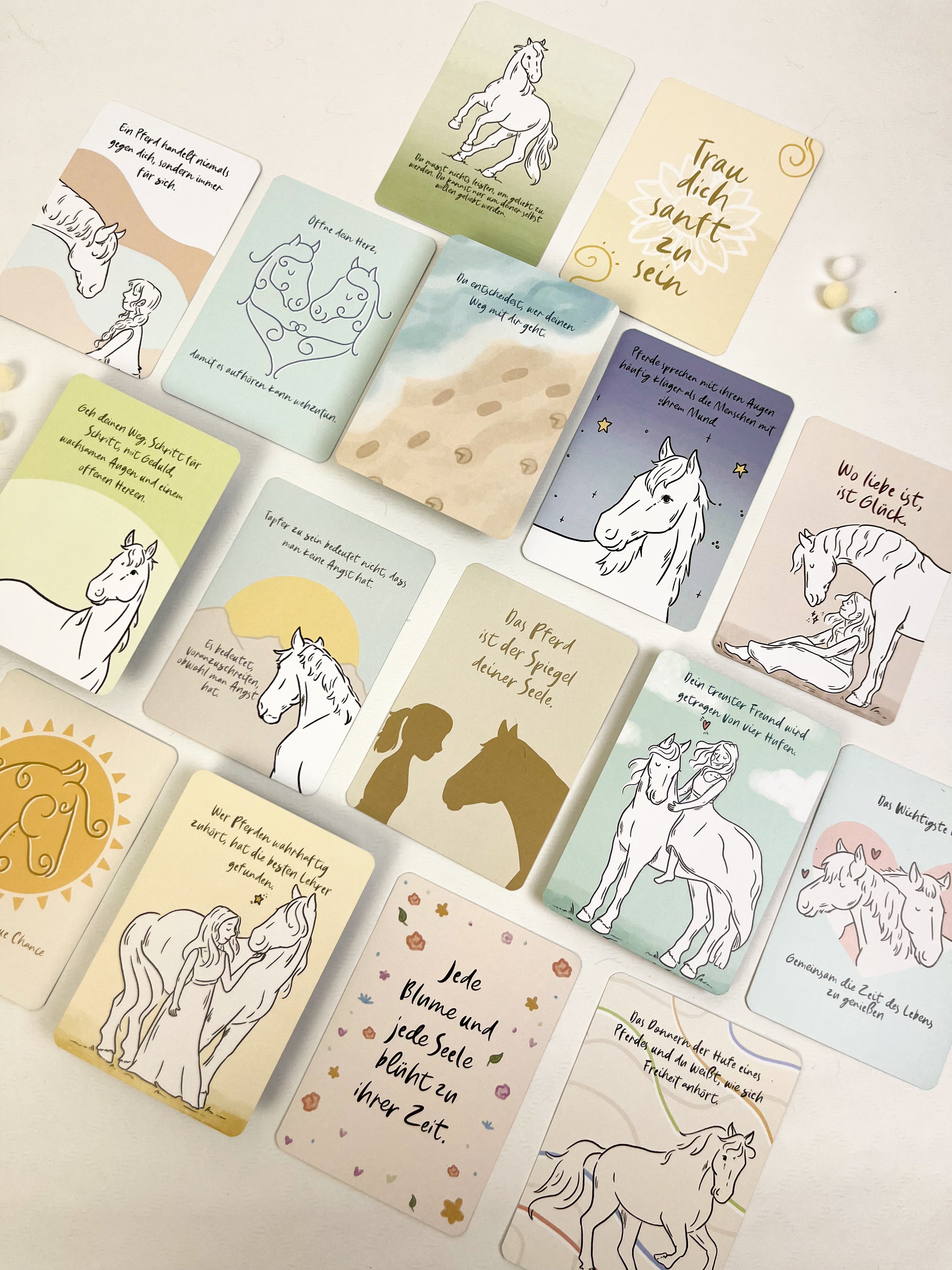 Affirmationskarten Pferd