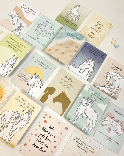 Affirmationskarten Pferd