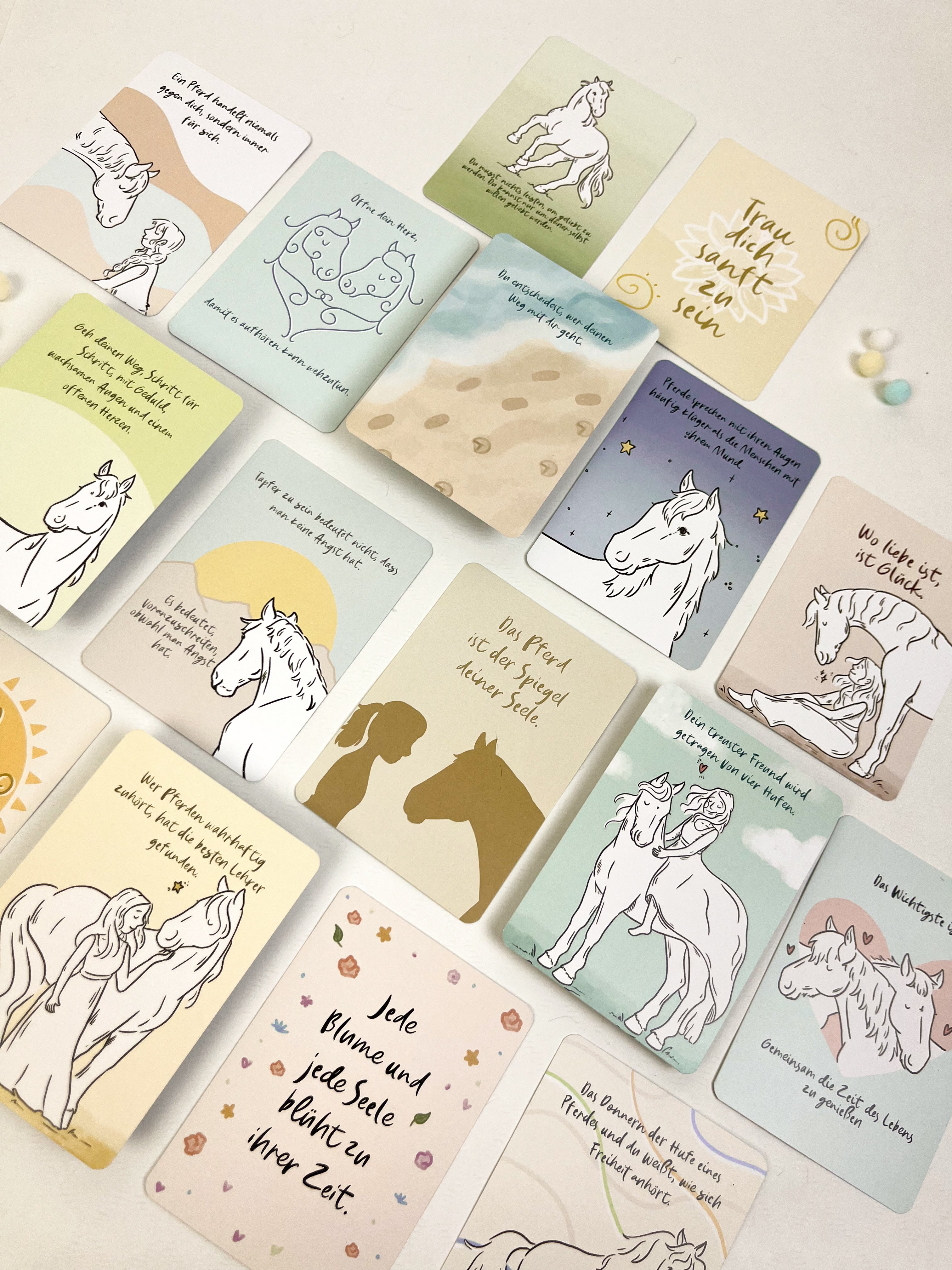 Affirmationskarten Pferd
