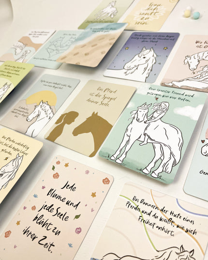 Affirmationskarten Pferd