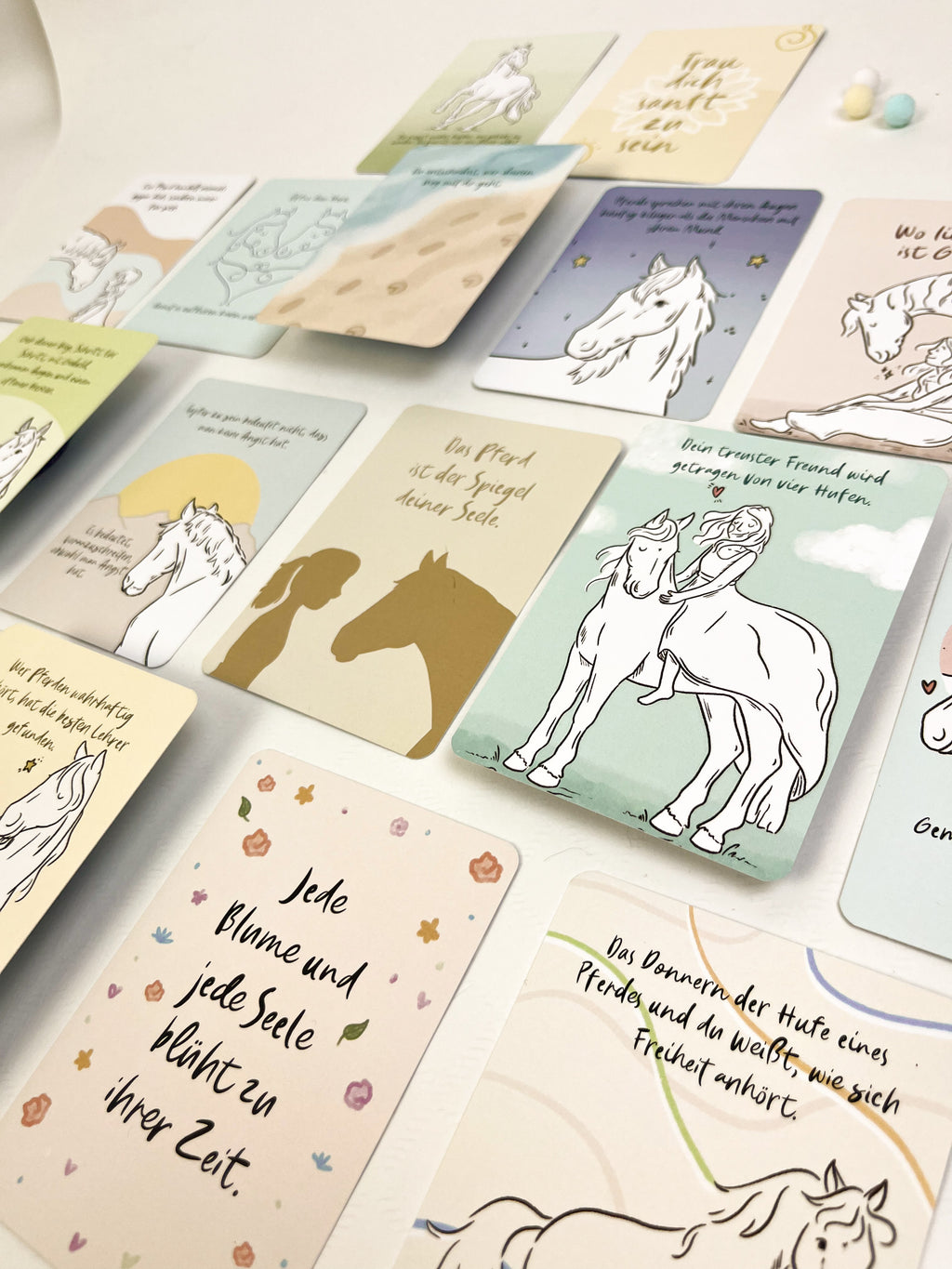 Affirmationskarten Pferd