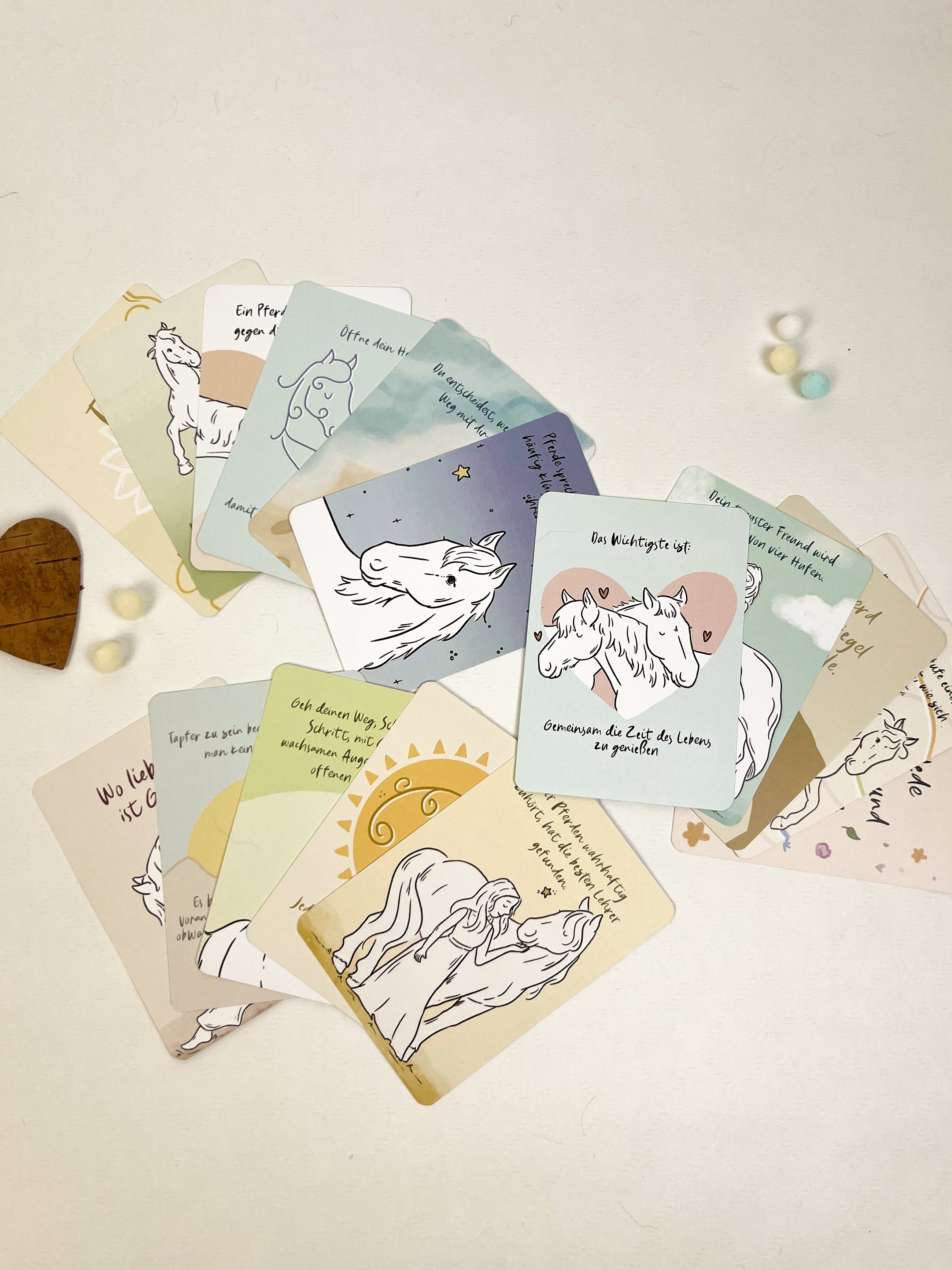 Affirmationskarten Pferd