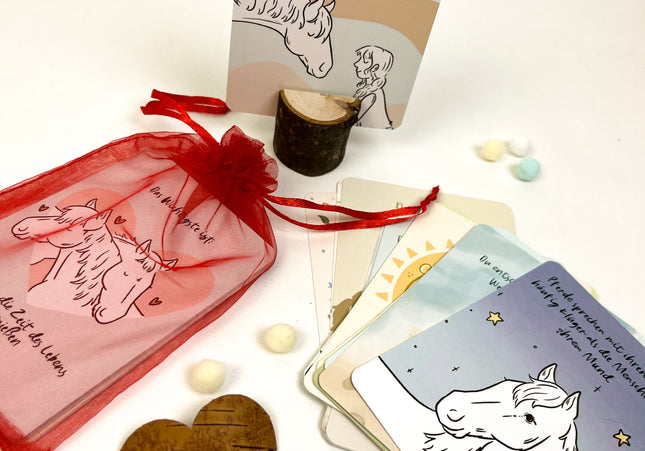 Affirmationskarten Pferd