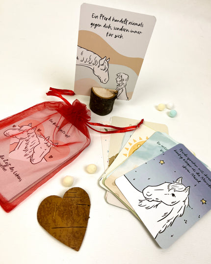 Affirmationskarten Pferd