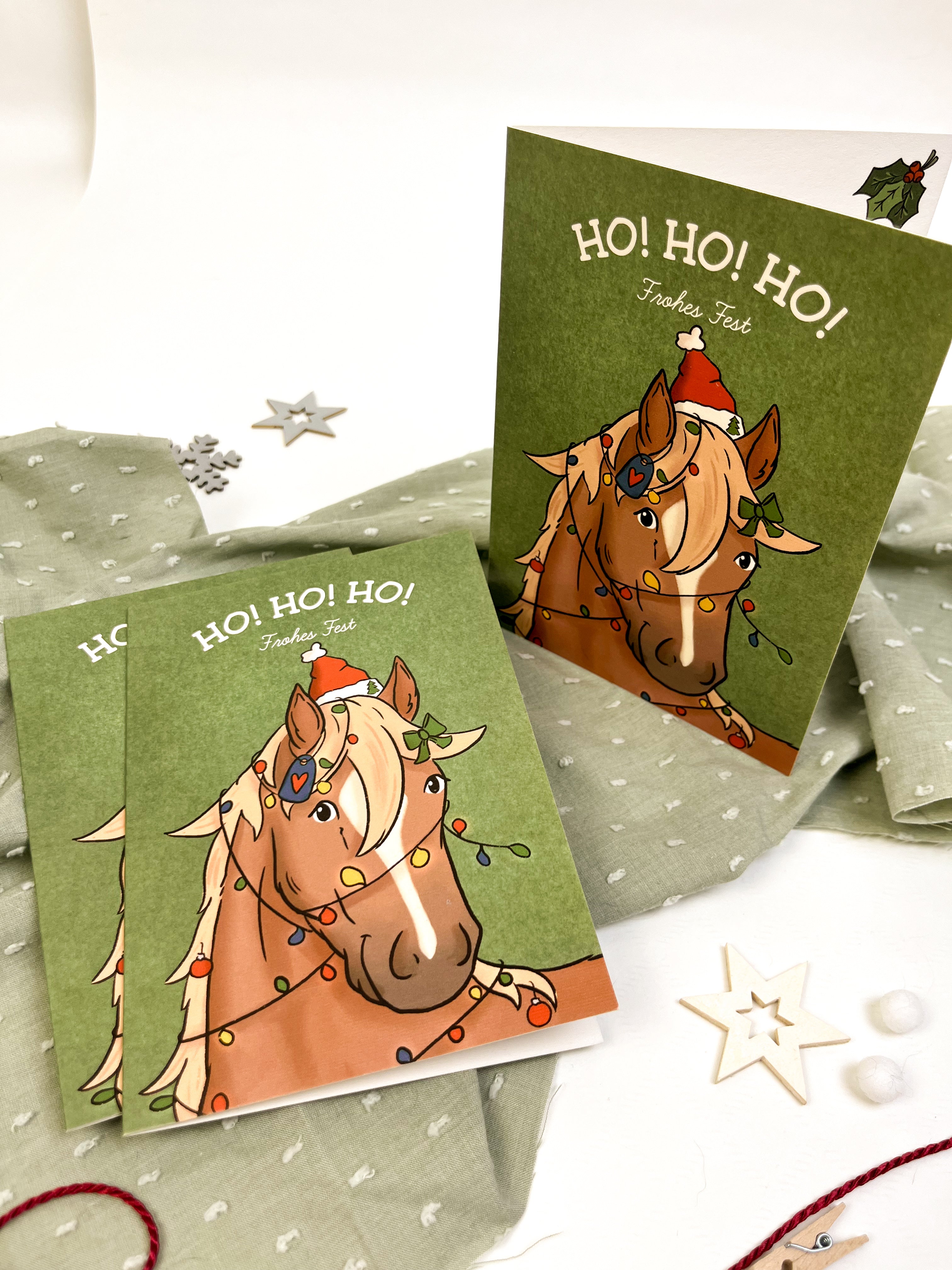 Klappkarte "Ho Ho Ho"