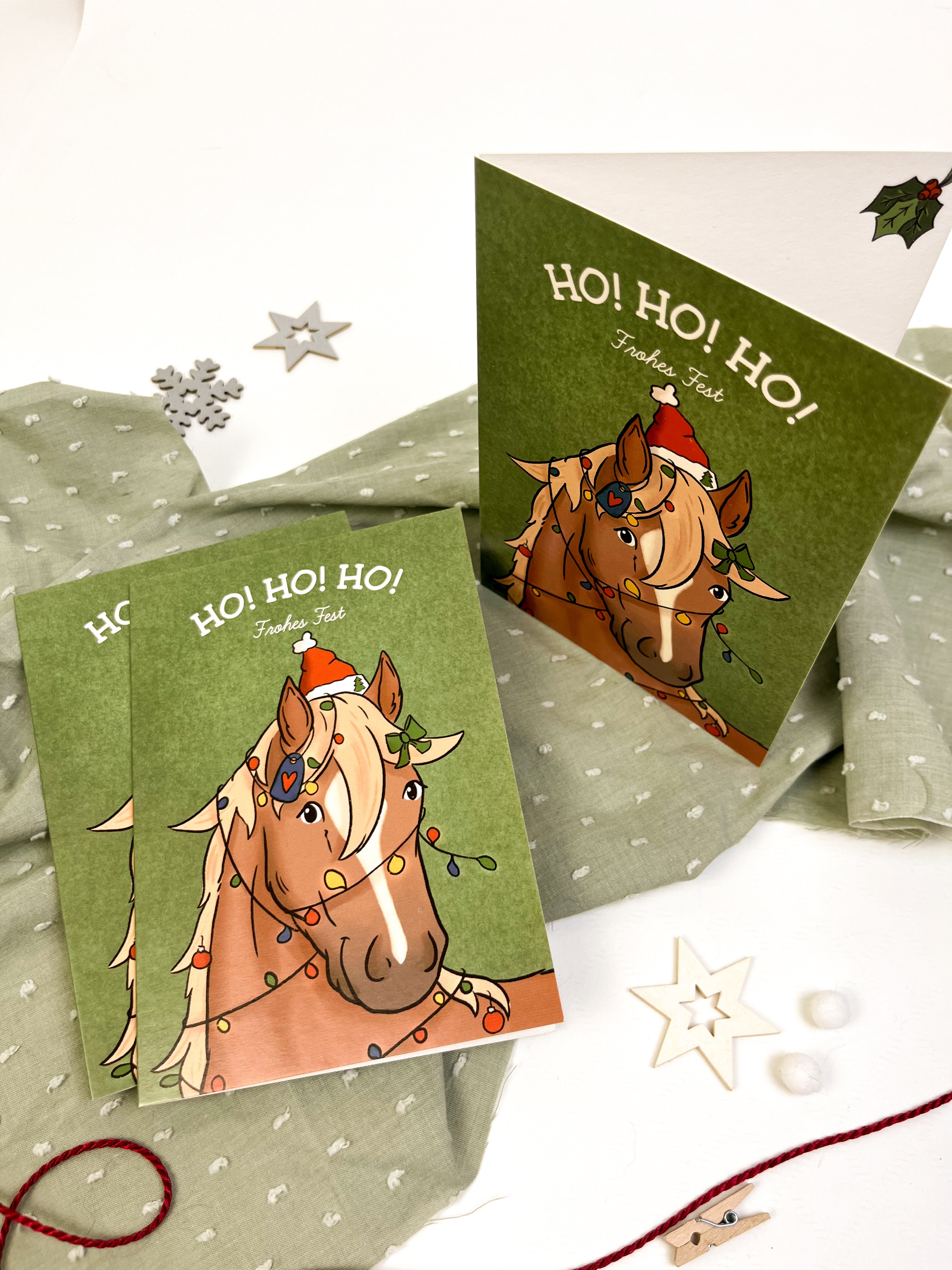 Klappkarte "Ho Ho Ho"