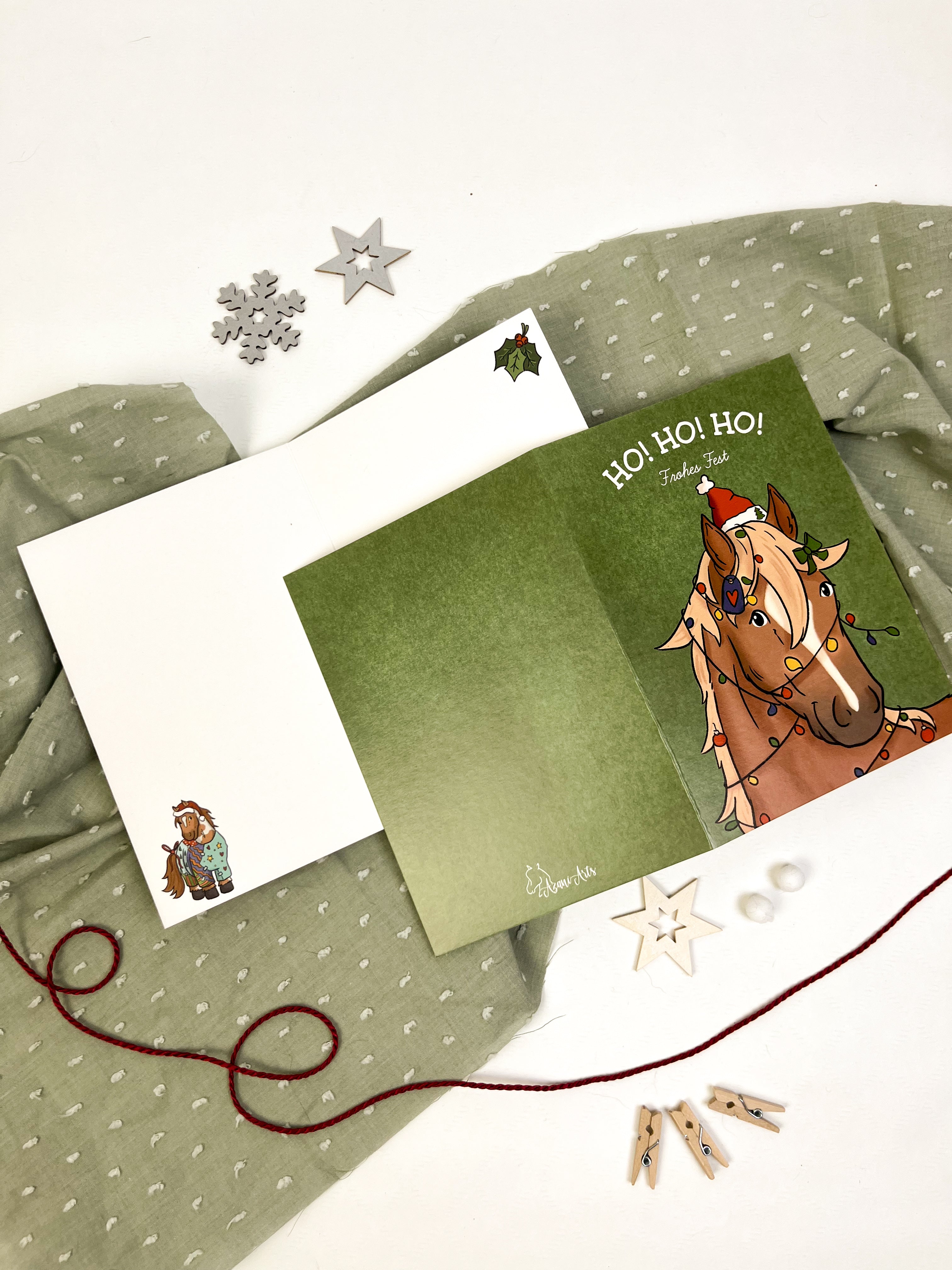 Klappkarte "Ho Ho Ho"