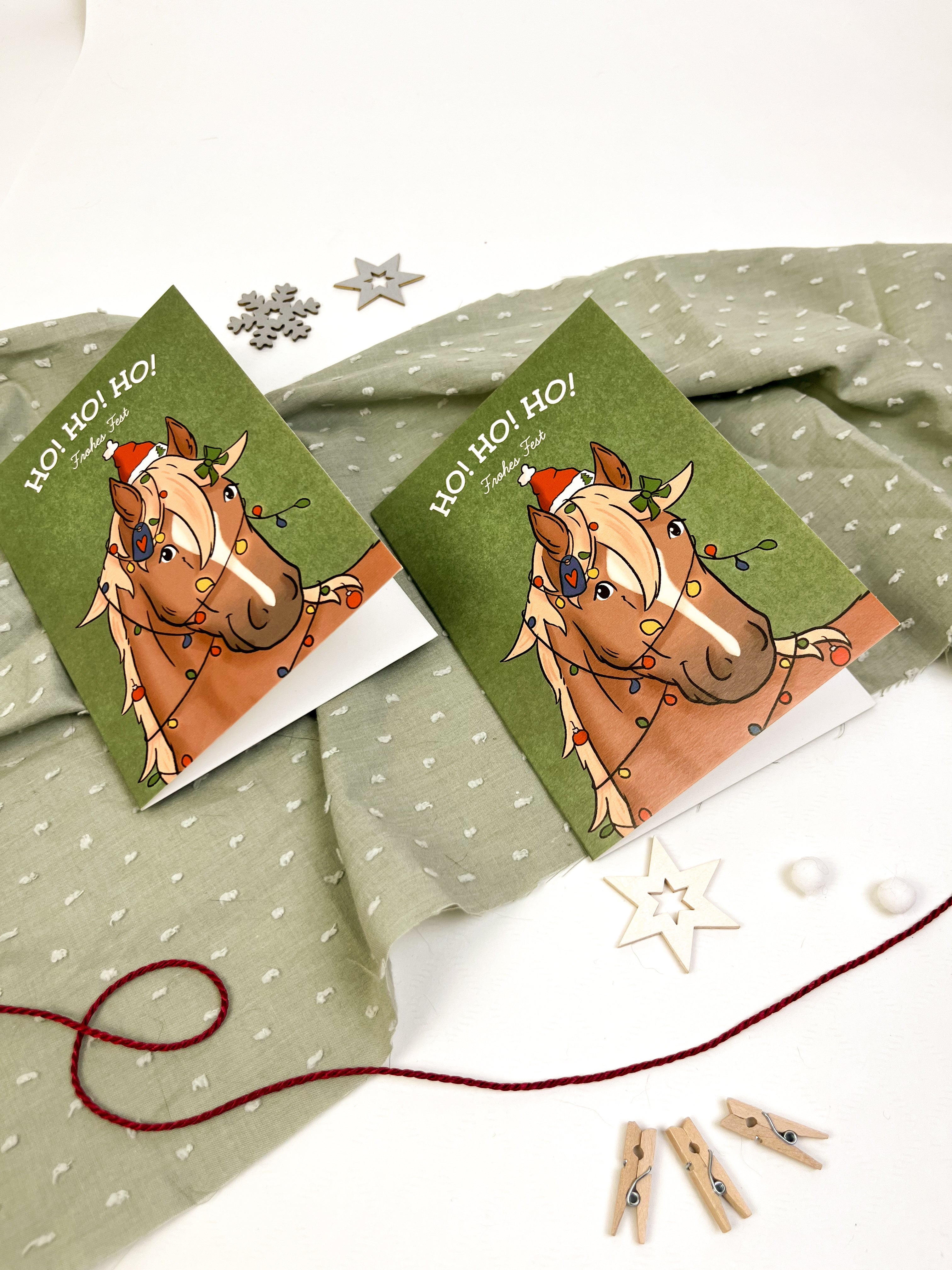 Klappkarte "Ho Ho Ho"