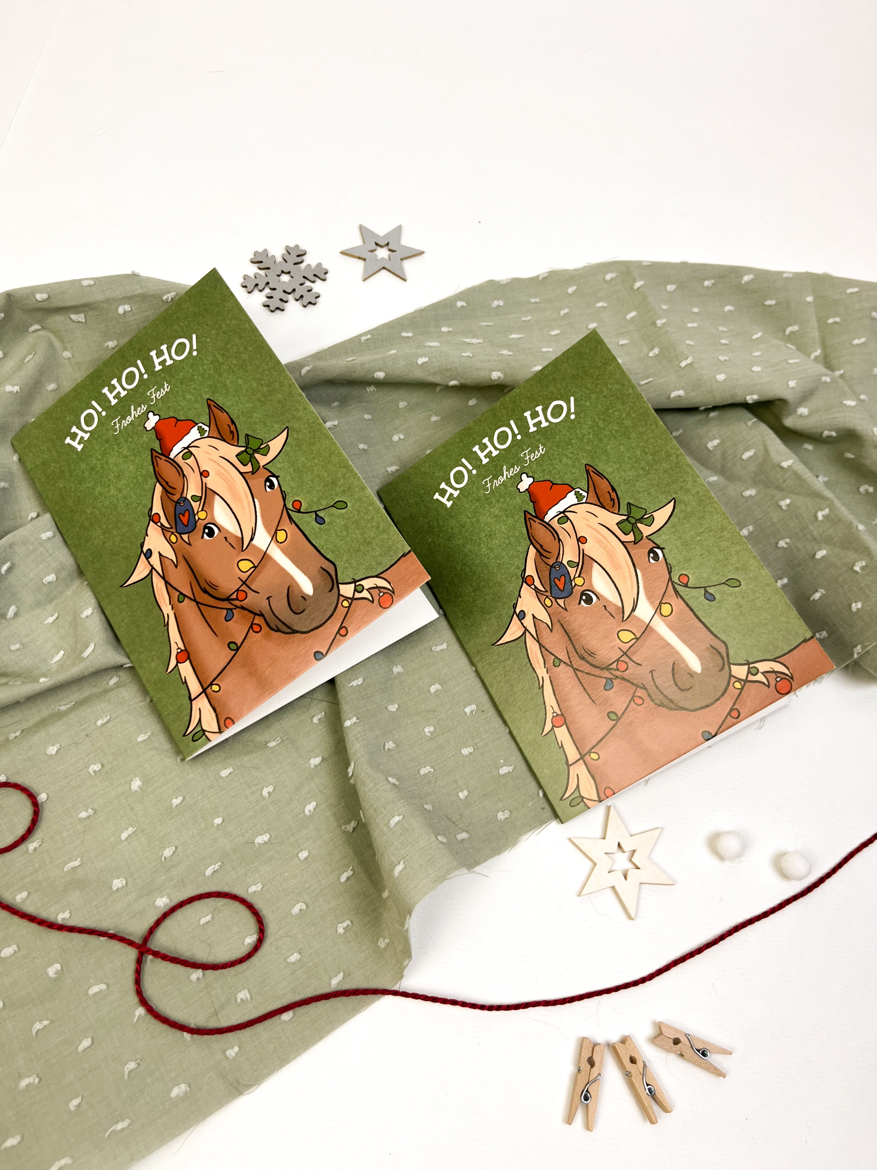 Klappkarte "Ho Ho Ho"