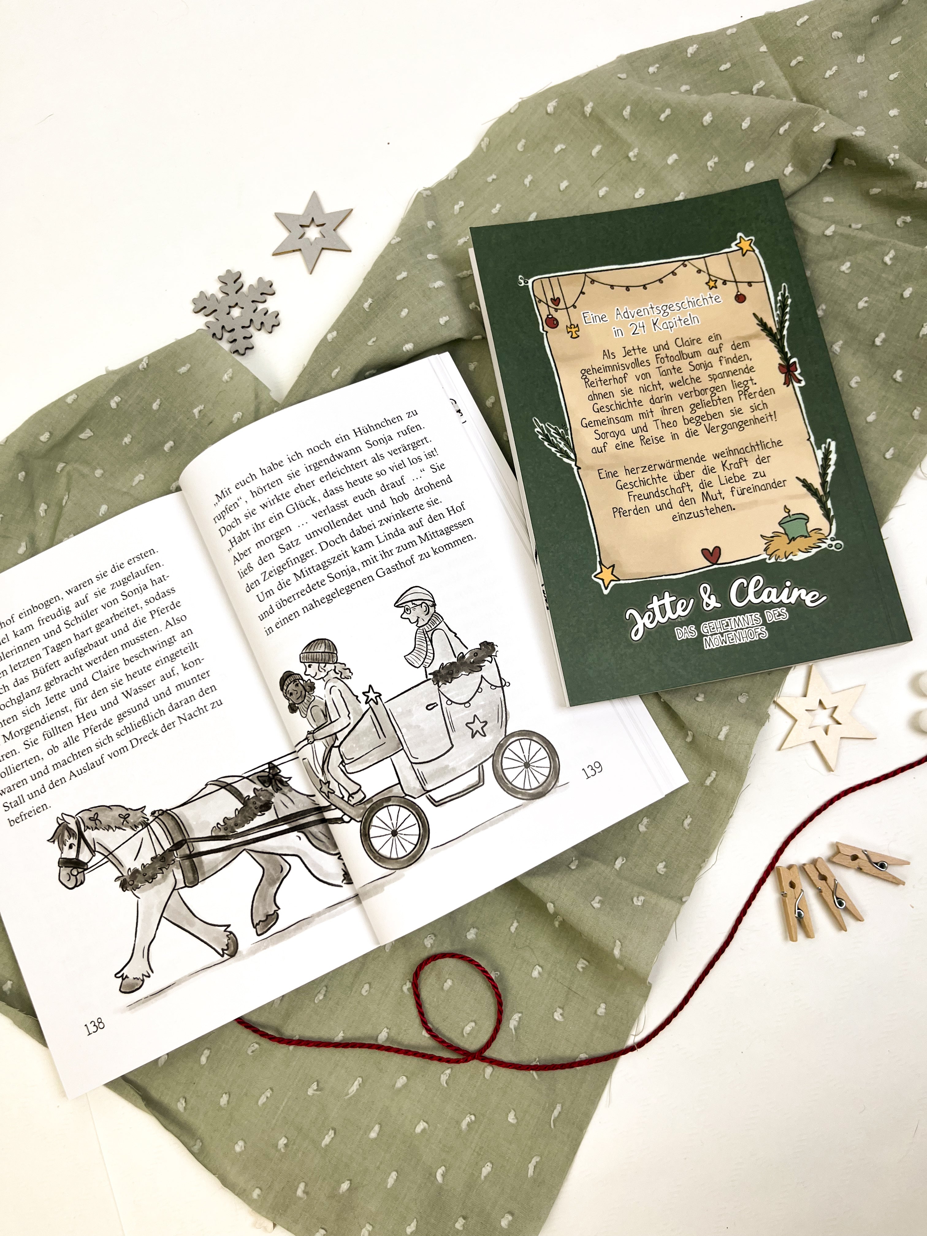 Adventsgeschichte "Jette und Claire - Das Geheimnis des Möwenhofs"