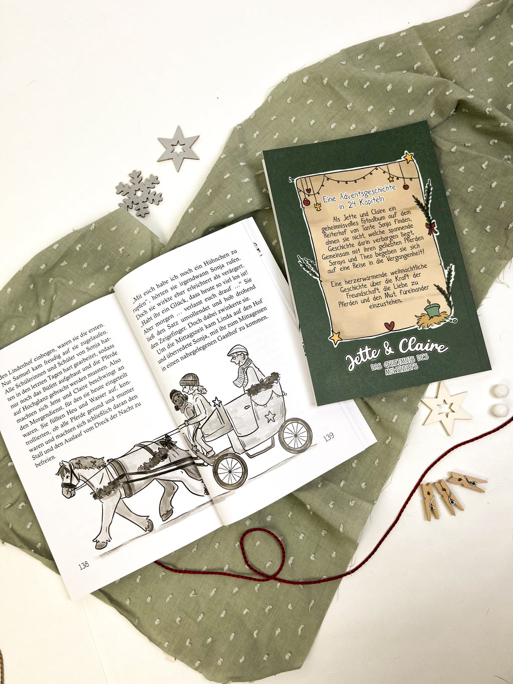 Adventsgeschichte "Jette und Claire - Das Geheimnis des Möwenhofs"