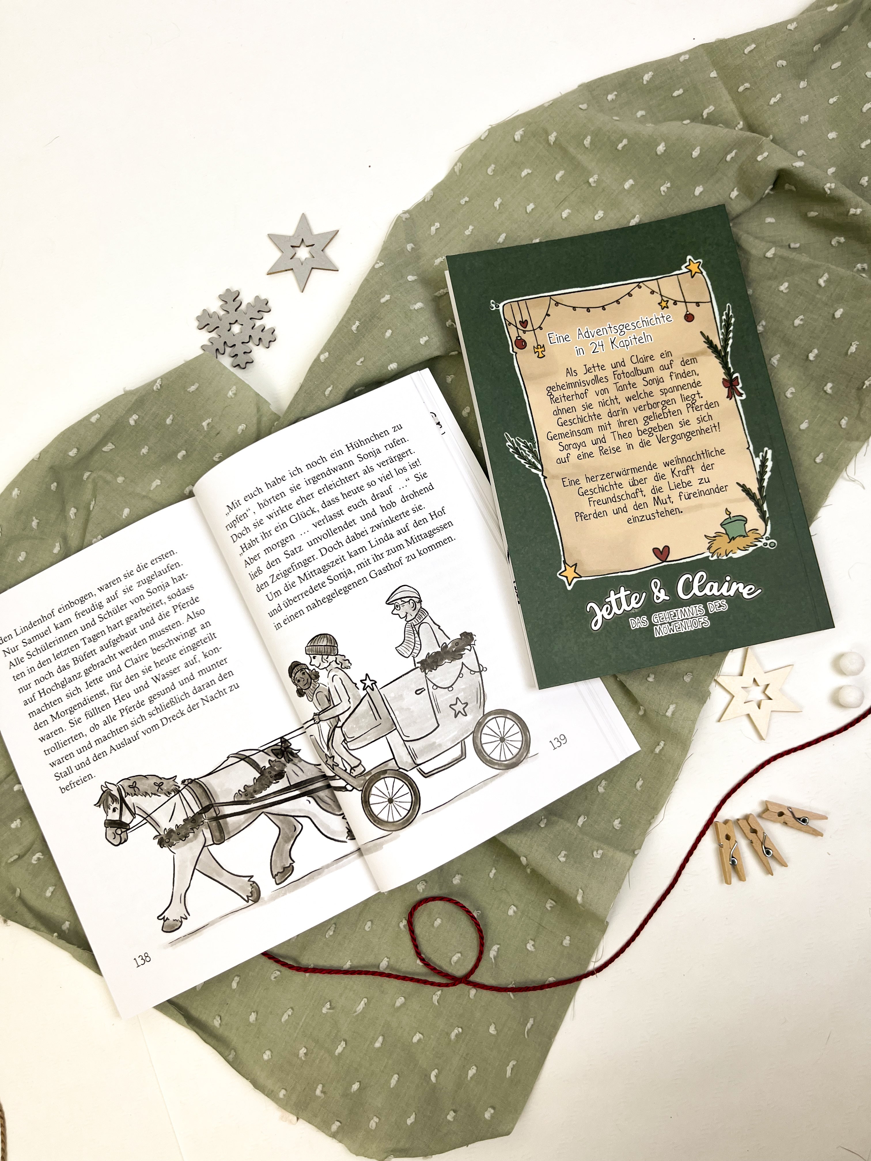 Adventsgeschichte "Jette und Claire - Das Geheimnis des Möwenhofs"