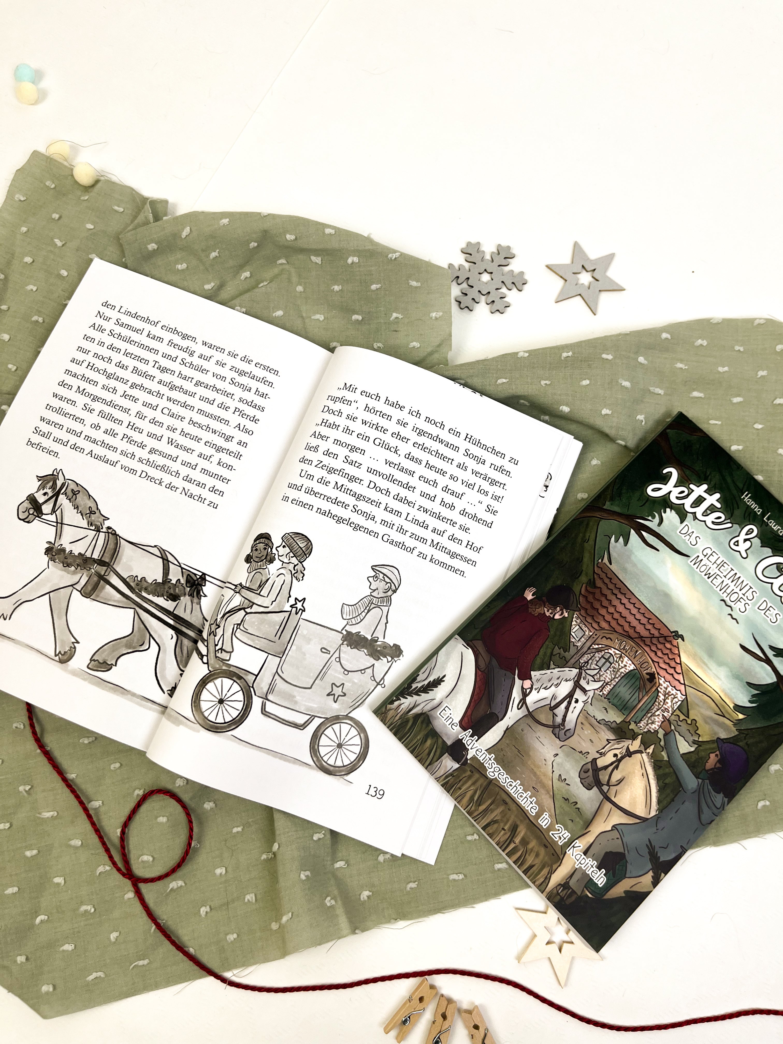 Adventsgeschichte "Jette und Claire - Das Geheimnis des Möwenhofs"